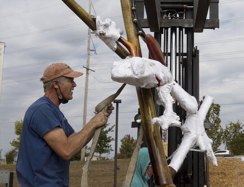 Three more sculptures installed in Joplin's Mercy Park